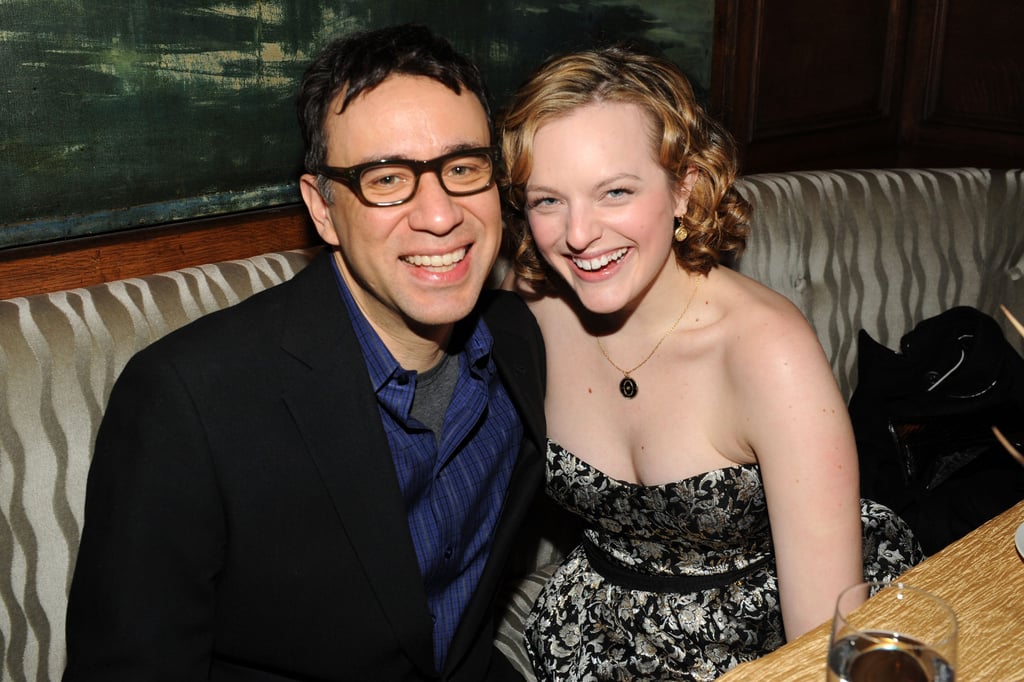 Fred Armisen and Elisabeth Moss attend the Did You Hear About the Morgans? premiere after-party in 2009 in New York. Photo: Getty Images