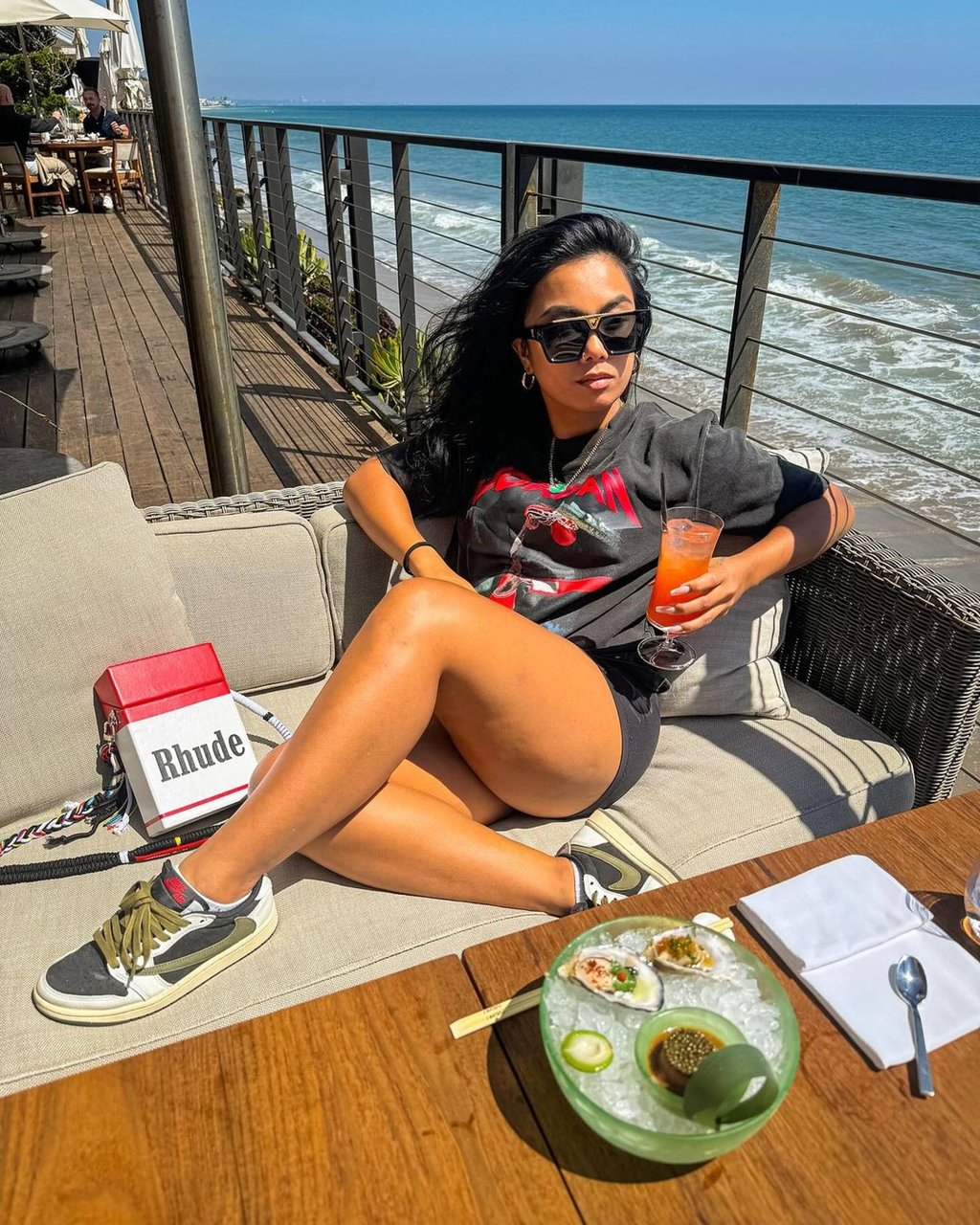 LeahAngelie Murphy is a content creator, food stylist and chef. Photo: @moufwet/Instagram LeahAngelie Murphy is a content creator, food stylist and chef. Photo: @moufwet/Instagram