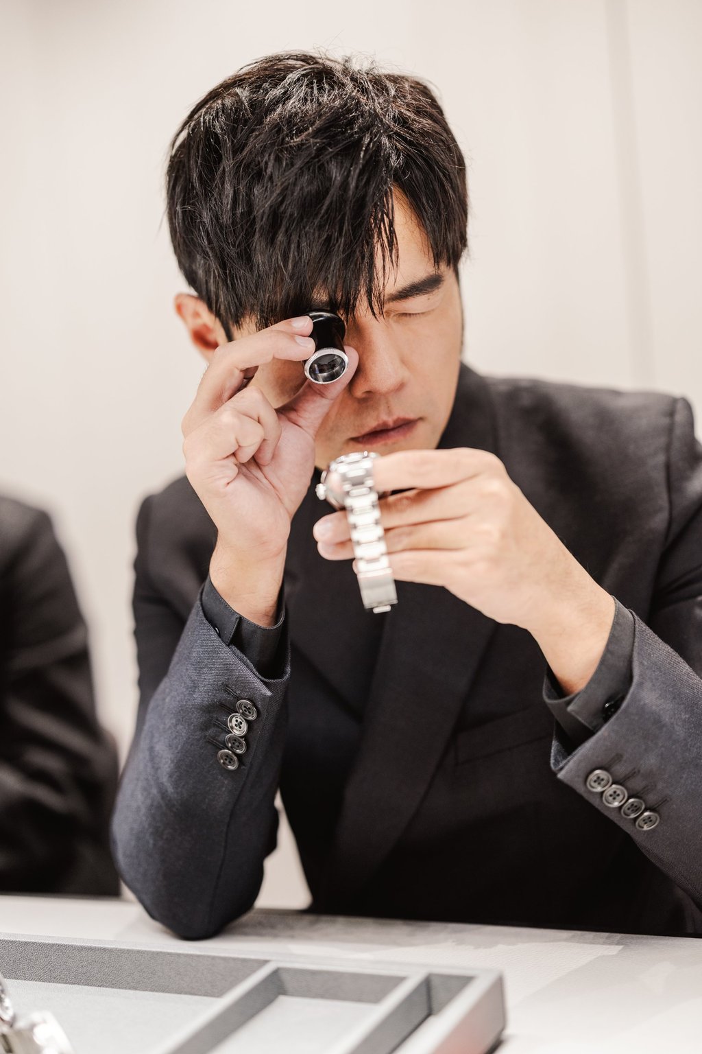 Jay Chou at the Tudor booth at Watches and Wonders on April 4. Photo: Handout Jay Chou at the Tudor booth at Watches and Wonders on April 4. Photo: Handout