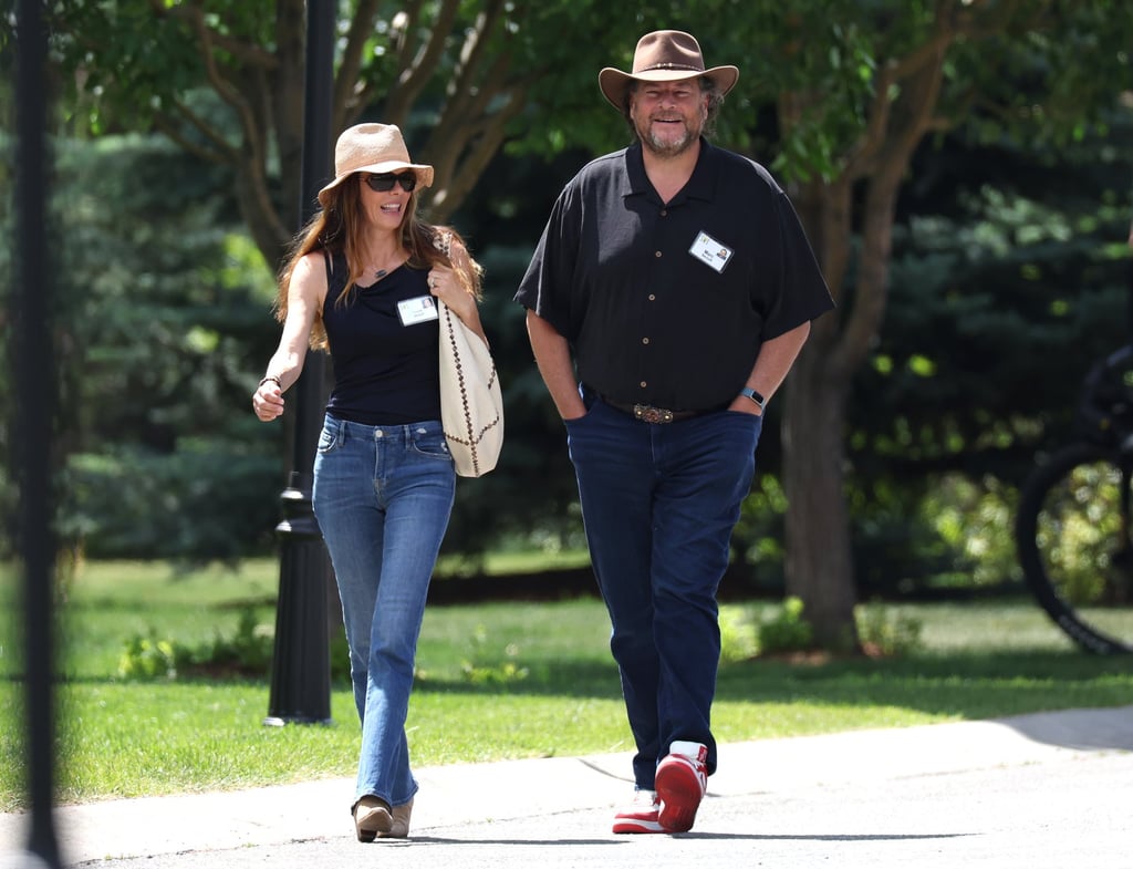 Marc Benioff with wife Lynne Benioff in Sun Valley, Idaho, in 2023. Photo: Getty Images Marc Benioff with wife Lynne Benioff in Sun Valley, Idaho, in 2023. Photo: Getty Images