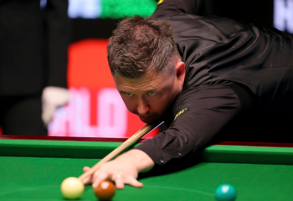 Kyren Wilson’s loss to Lei Peifan ensured the “Crucible Curse” continued. Photo: AP Kyren Wilson’s loss to Lei Peifan ensured the “Crucible Curse” continued. Photo: AP