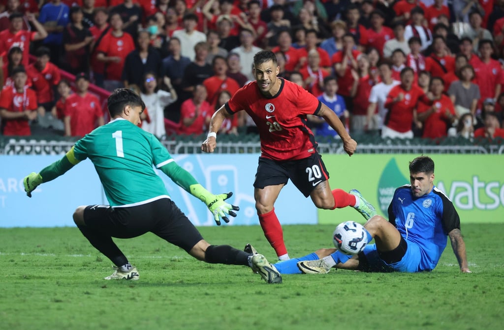 Juninho goes for goal in the city team’s 3-1 win over the Philippines last October. Photo: Edmond So Juninho goes for goal in the city team’s 3-1 win over the Philippines last October. Photo: Edmond So