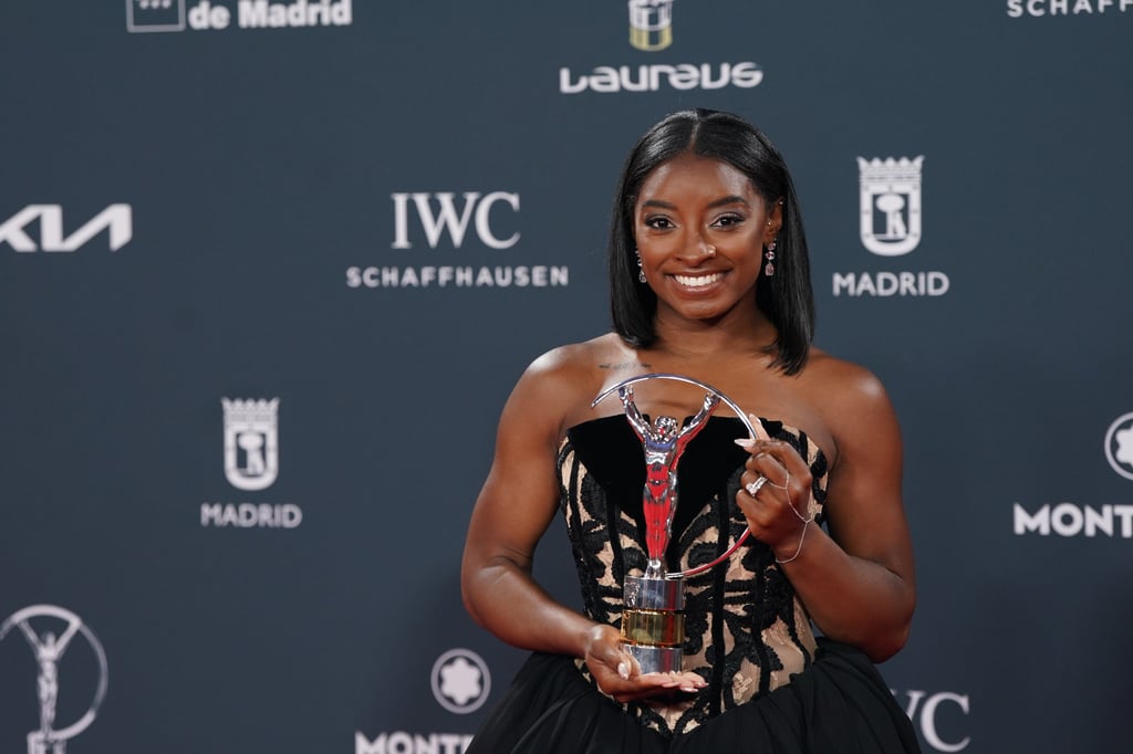 World Sportswoman of the Year Simone Biles. Photo: Xinhua World Sportswoman of the Year Simone Biles. Photo: Xinhua