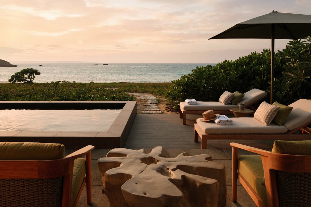 A beachfront pool at the Rosewood Miyakojima. Photo: Handout A beachfront pool at the Rosewood Miyakojima. Photo: Handout