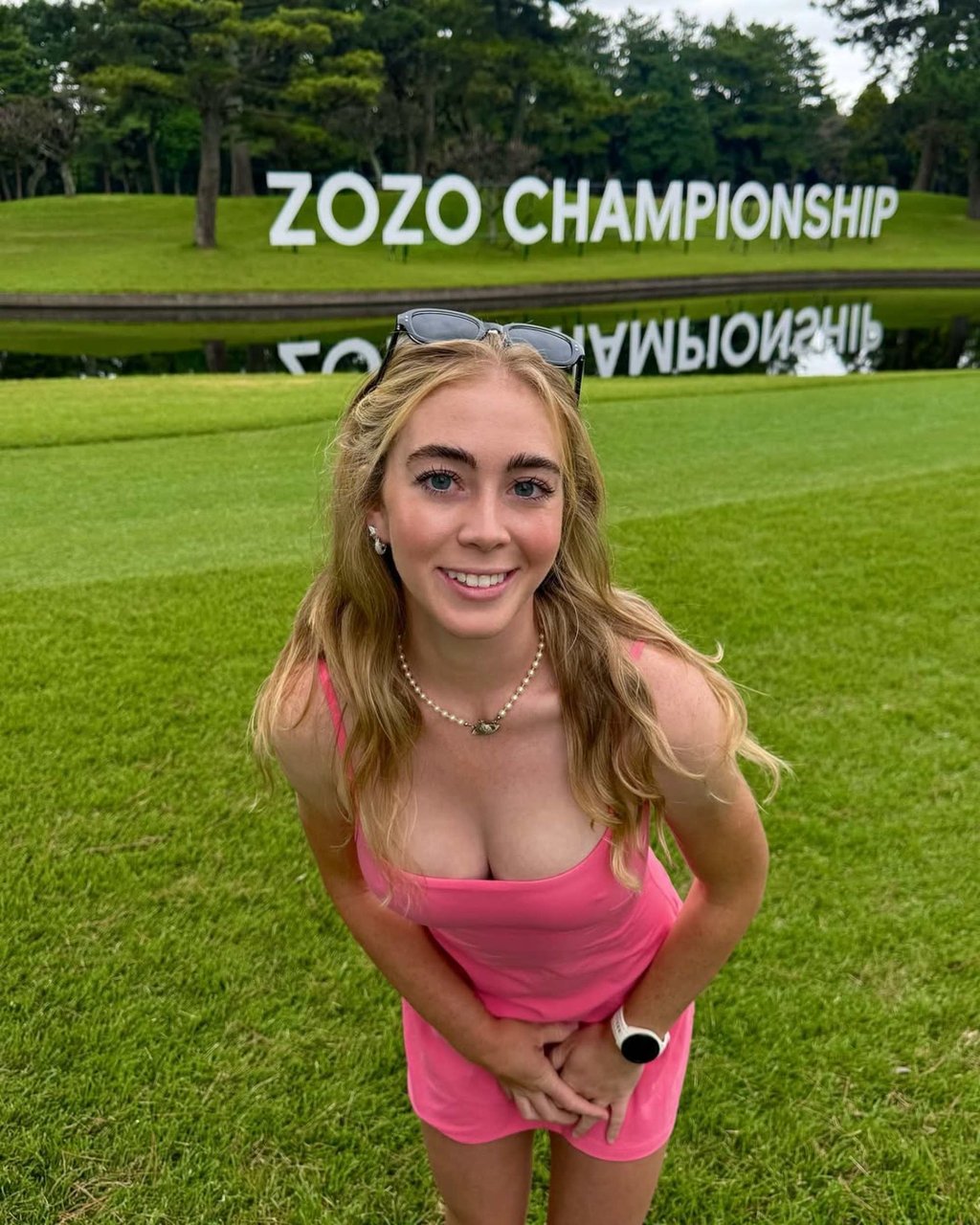 Grace Charis first began golfing for social media engagement. Photo: @itsgracecharis/Instagram