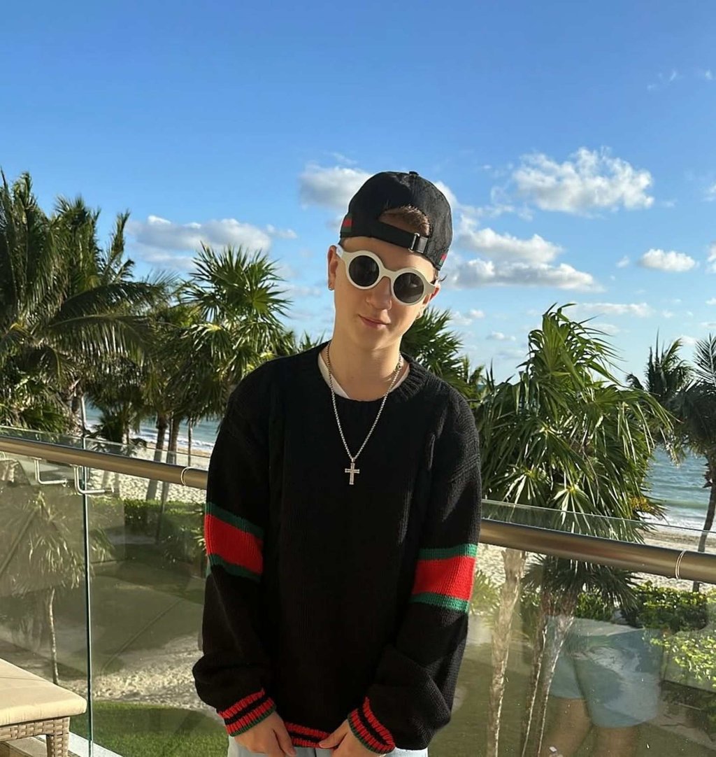 Jaxon Bieber is 15 years old. Photo: @jaxonbieber/Instagram Jaxon Bieber is 15 years old. Photo: @jaxonbieber/Instagram