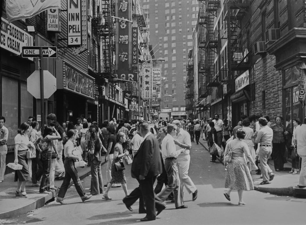 Pell Street in Lower Manhattan Chinatown in 1979. Photo: Keystone/Hulton Archive/Getty Images Pell Street in Lower Manhattan Chinatown in 1979. Photo: Keystone/Hulton Archive/Getty Images