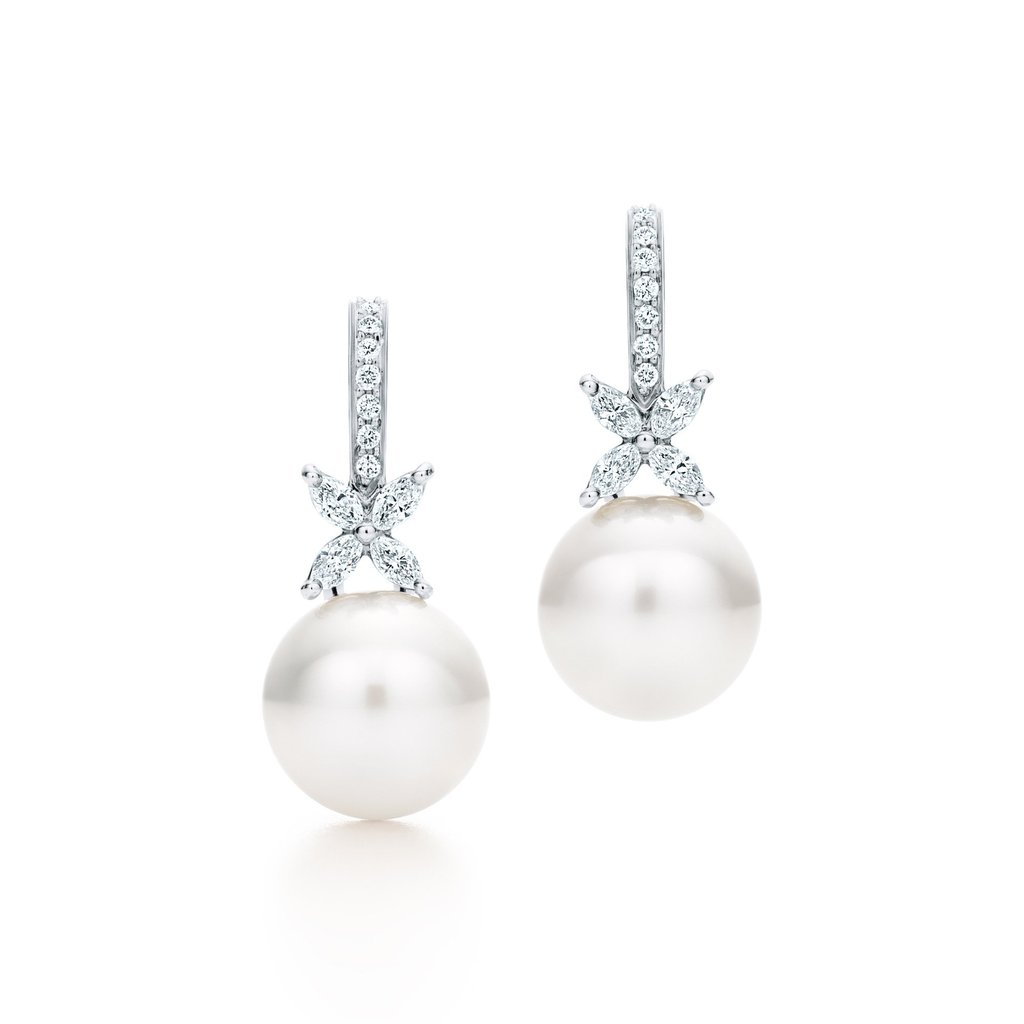 Tiffany & Co. Tiffany Victoria earrings (US$12,635). Photo: Handout