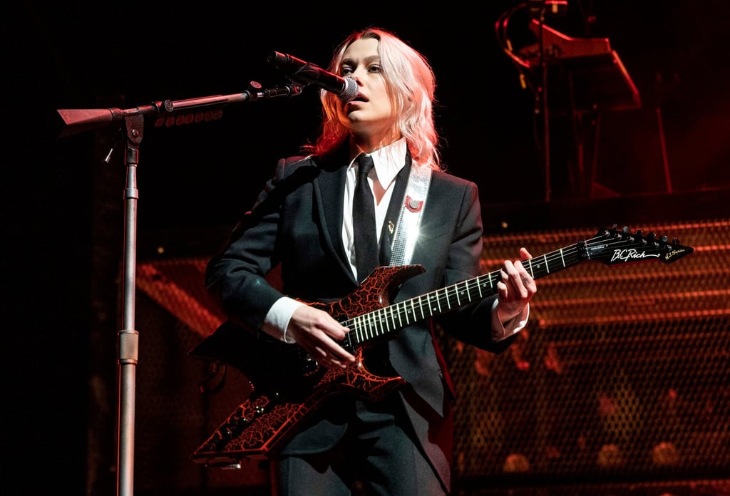 Phoebe Bridgers at the Coachella festival in 2023. A song penned by Jensen McRae parodied Bridgers’ music style. Photo: AP Phoebe Bridgers at the Coachella festival in 2023. A song penned by Jensen McRae parodied Bridgers’ music style. Photo: AP