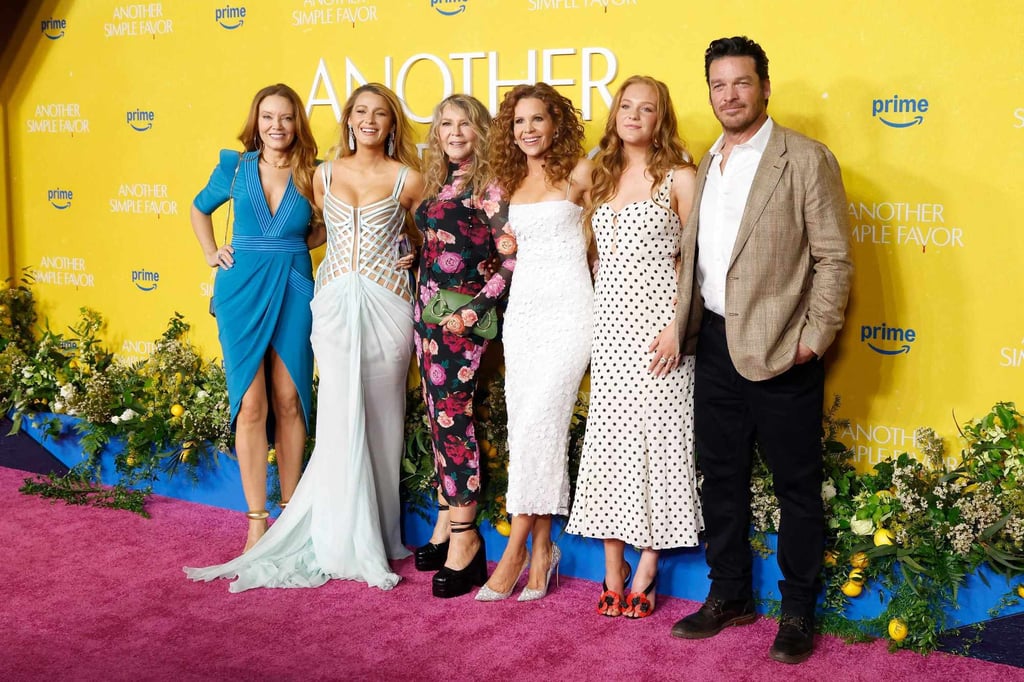 Lori Lively, Blake Lively, Elaine Lively, Robyn Lively, Kate Johnson and Bart Johnson at the New York screening of Another Simple Favor at Jazz at Lincoln Center, on April 27. Photo: FilmMagic Lori Lively, Blake Lively, Elaine Lively, Robyn Lively, Kate Johnson and Bart Johnson at the New York screening of Another Simple Favor at Jazz at Lincoln Center, on April 27. Photo: FilmMagic