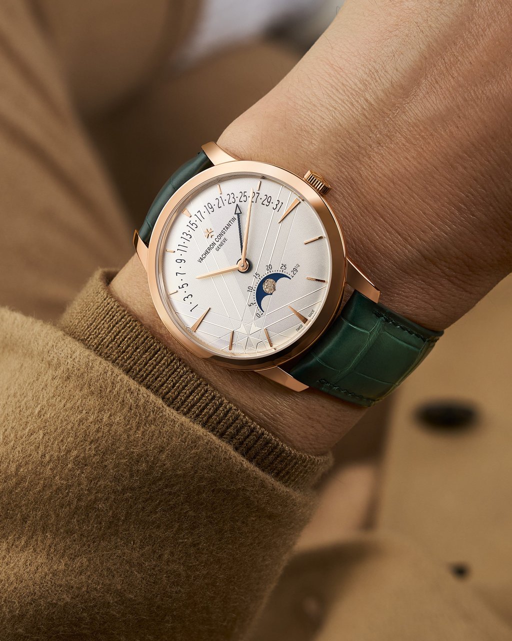 Vacheron Constantin Patrimony Moon Phase Retrograde Date. Photo: Handout Vacheron Constantin Patrimony Moon Phase Retrograde Date. Photo: Handout
