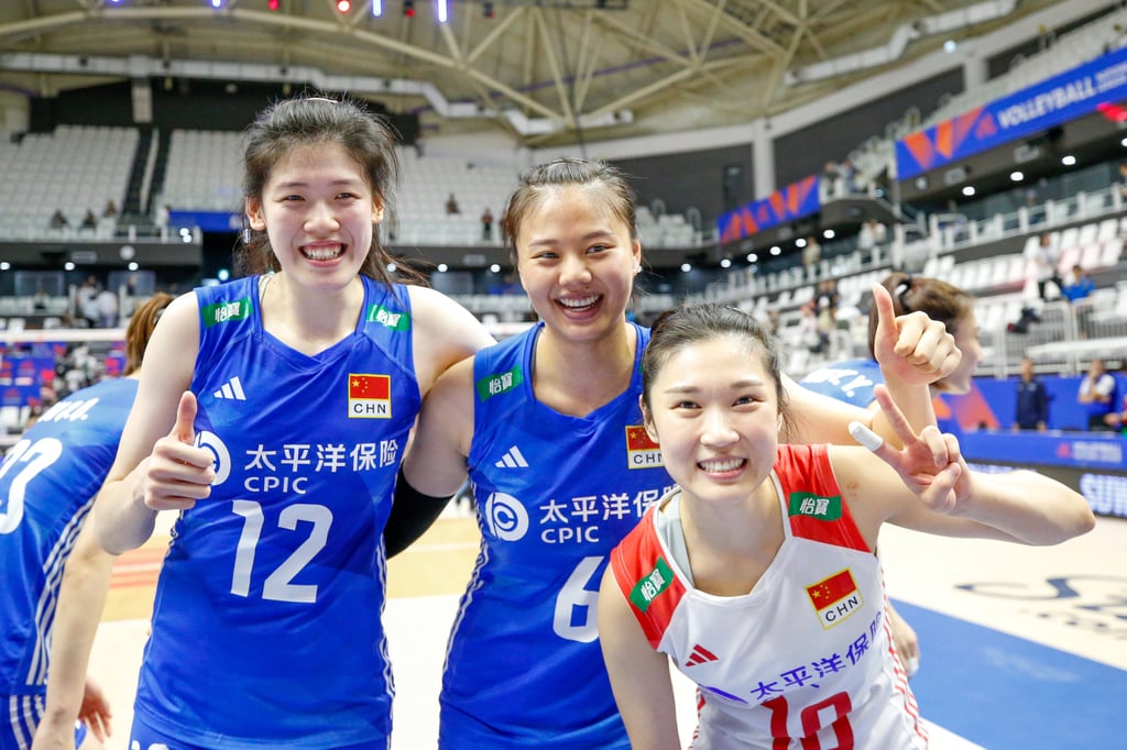 Veterans (from left) Li Yingying, Gong Xiangyu and Wang Mengjie are still in the China squad. Photo: Xinhua Veterans (from left) Li Yingying, Gong Xiangyu and Wang Mengjie are still in the China squad. Photo: Xinhua