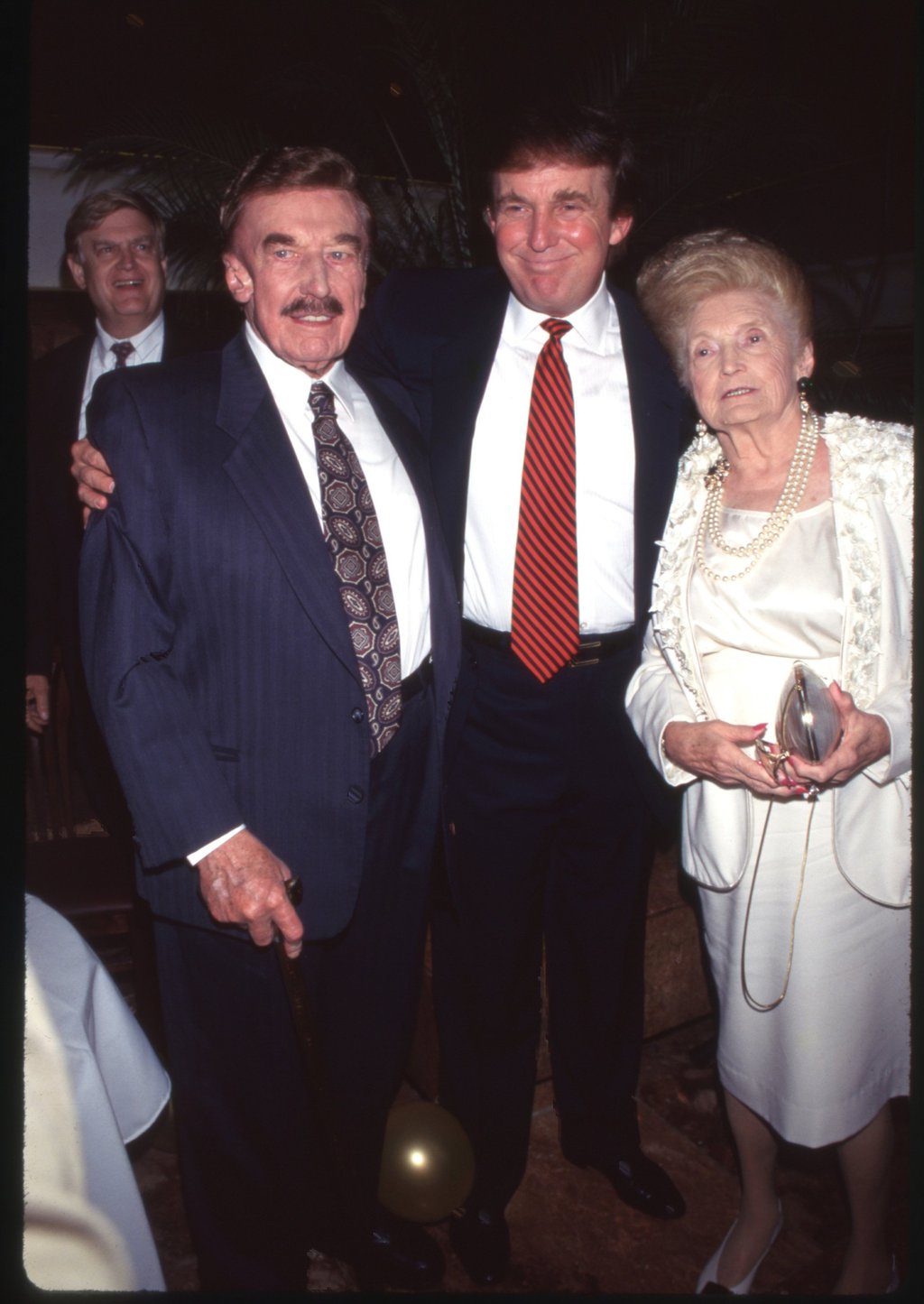 Donald Trump with his parents, Fred and Mary. Photo: Getty Images Donald Trump with his parents, Fred and Mary. Photo: Getty Images