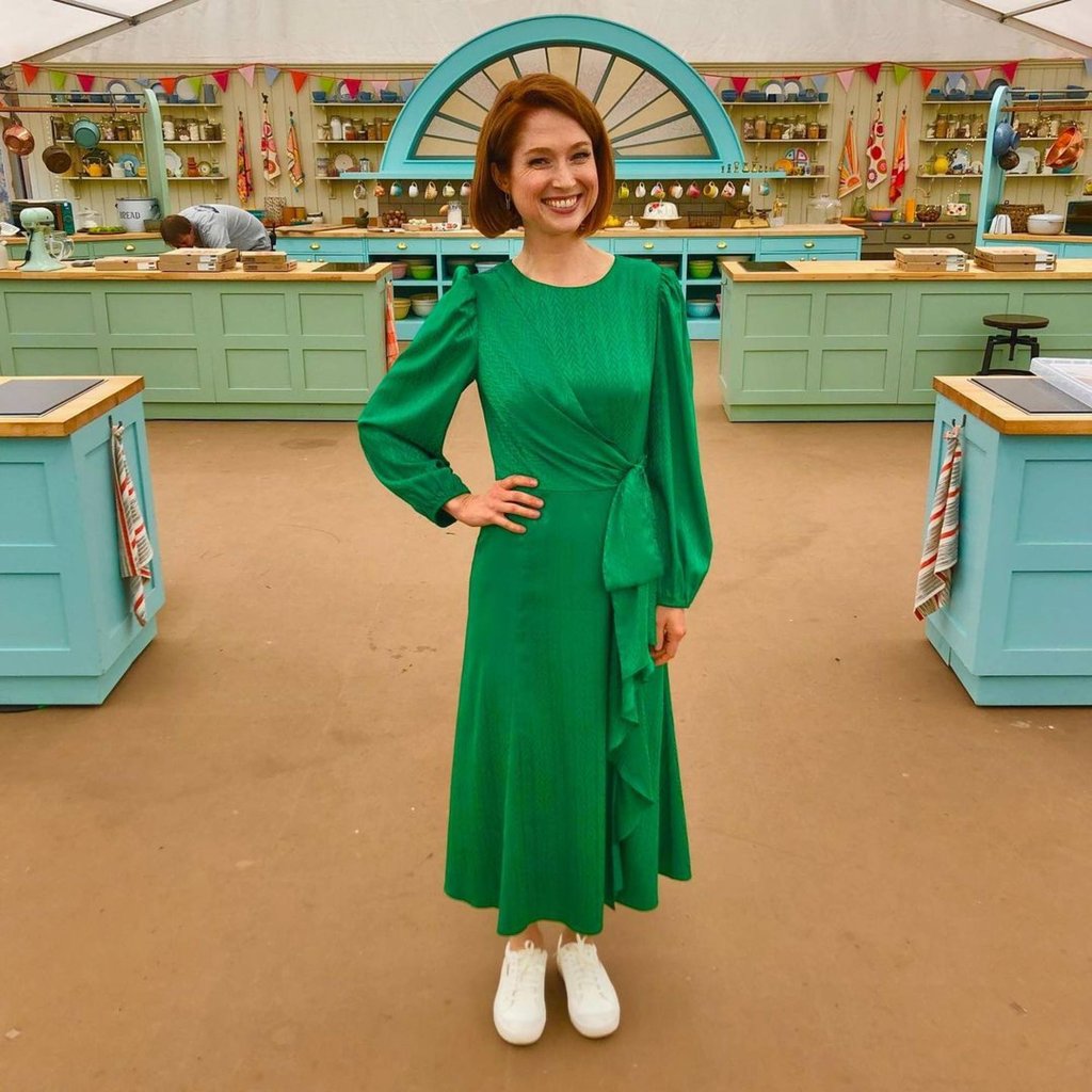 Erin Hannon on the set of The Great British Bake-Off. Photo: @elliekemper/Instagram Erin Hannon on the set of The Great British Bake-Off. Photo: @elliekemper/Instagram