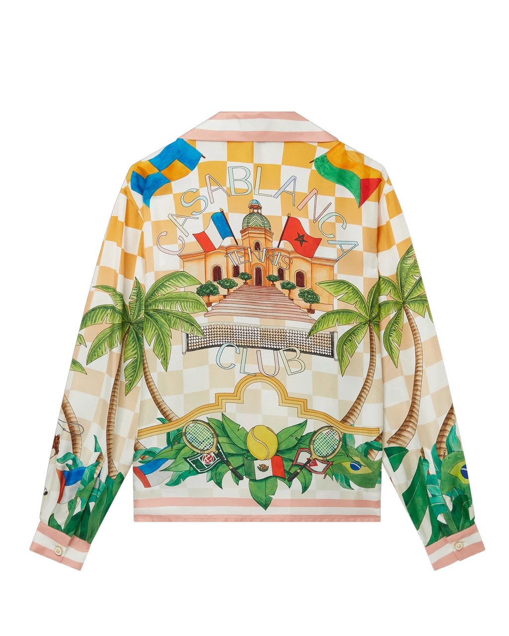 Casablanca Tennis Club silk shirt. Photo: Handout