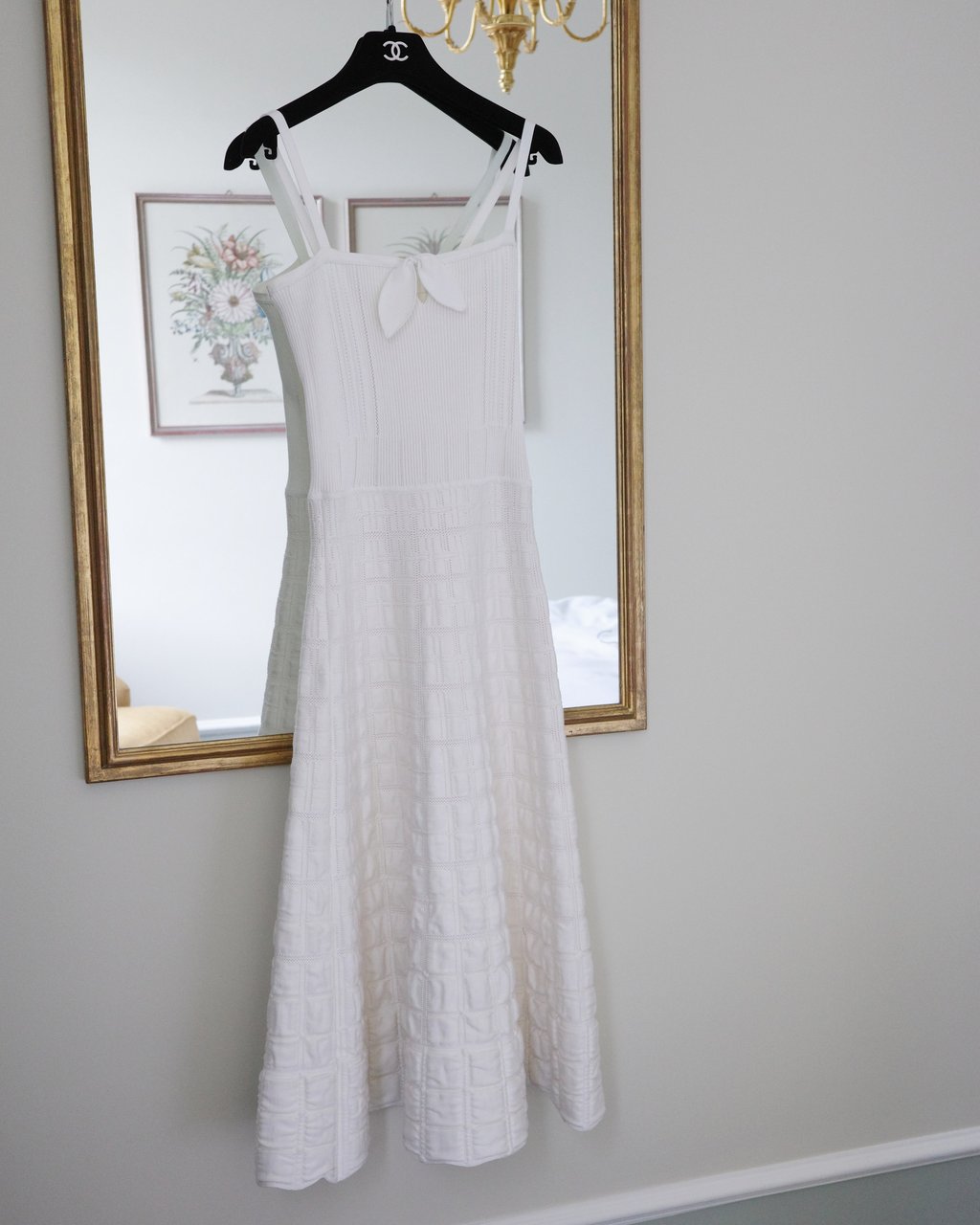 Fala Chen paired this whimsical dress from the pre-fall 2025 collection with a black cardigan for Chanel’s 2025-26 cruise show. Photo: Handout Fala Chen paired this whimsical dress from the pre-fall 2025 collection with a black cardigan for Chanel’s 2025-26 cruise show. Photo: Handout