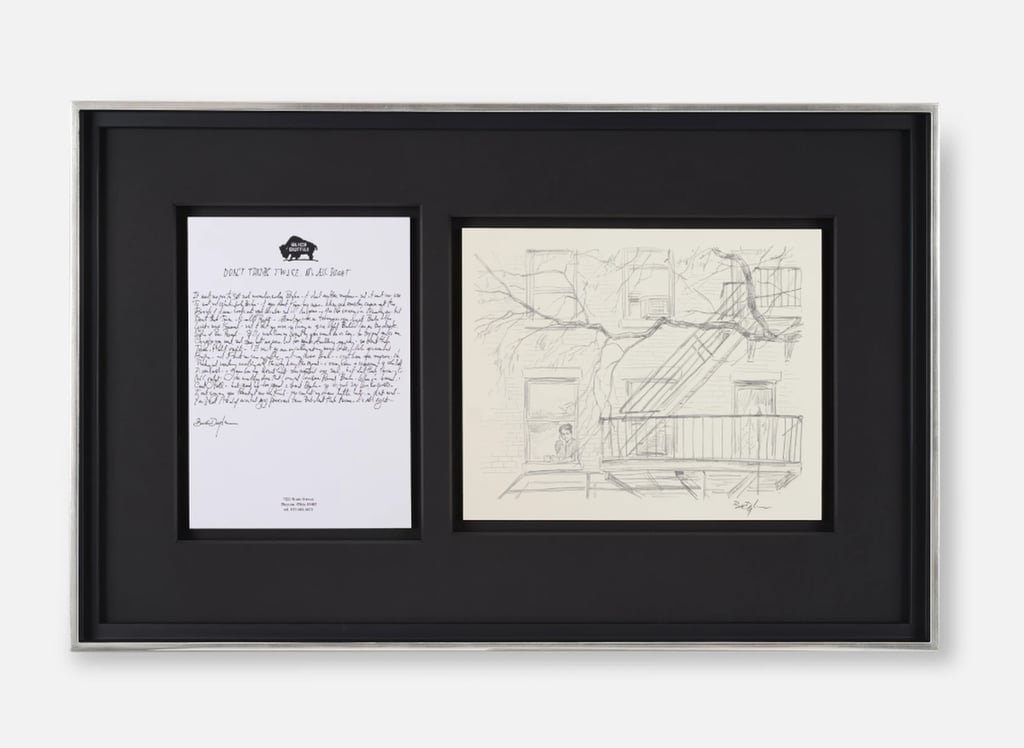 Don’t Think Twice, It’s All Right is among the works by Bob Dylan that will be on display in London’s Halcyon Gallery. Photo: Halcyon Gallery Don’t Think Twice, It’s All Right is among the works by Bob Dylan that will be on display in London’s Halcyon Gallery. Photo: Halcyon Gallery