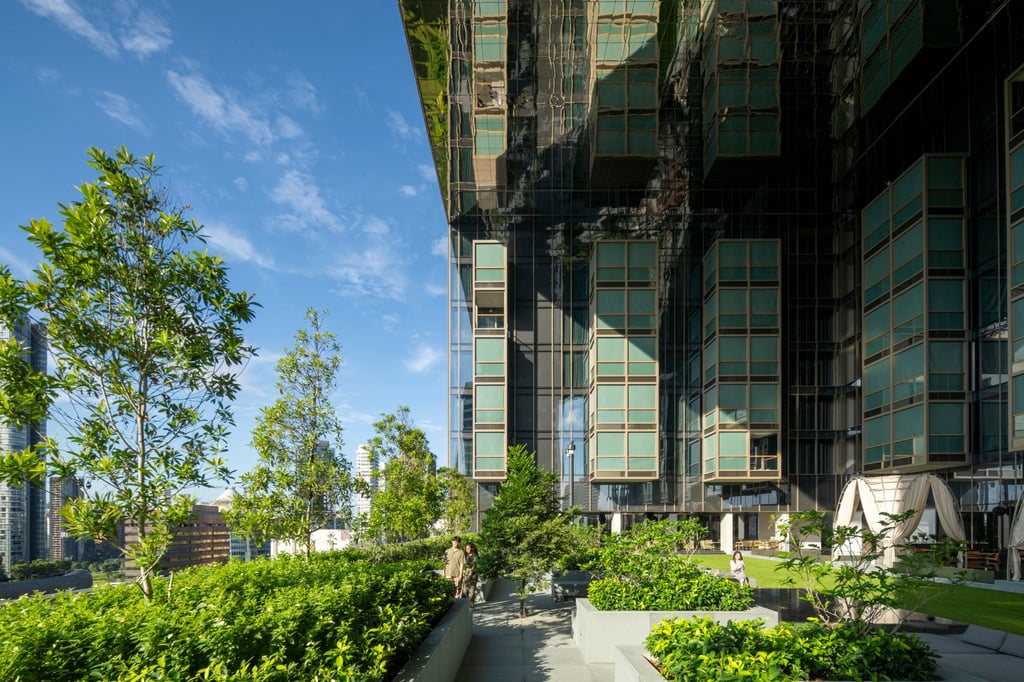 Pan Pacific Orchard’s Garden Terrace is meant to evoke Singapore’s lush greenery. Photo: Darren Soh