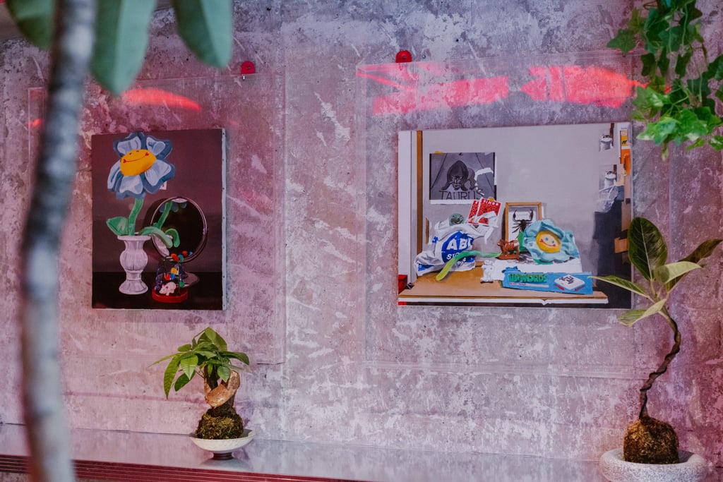 The art-filled interiors at recently opened Central, Hong Kong, restaurant Golden Gip. Photo: Handout The art-filled interiors at recently opened Central, Hong Kong, restaurant Golden Gip. Photo: Handout