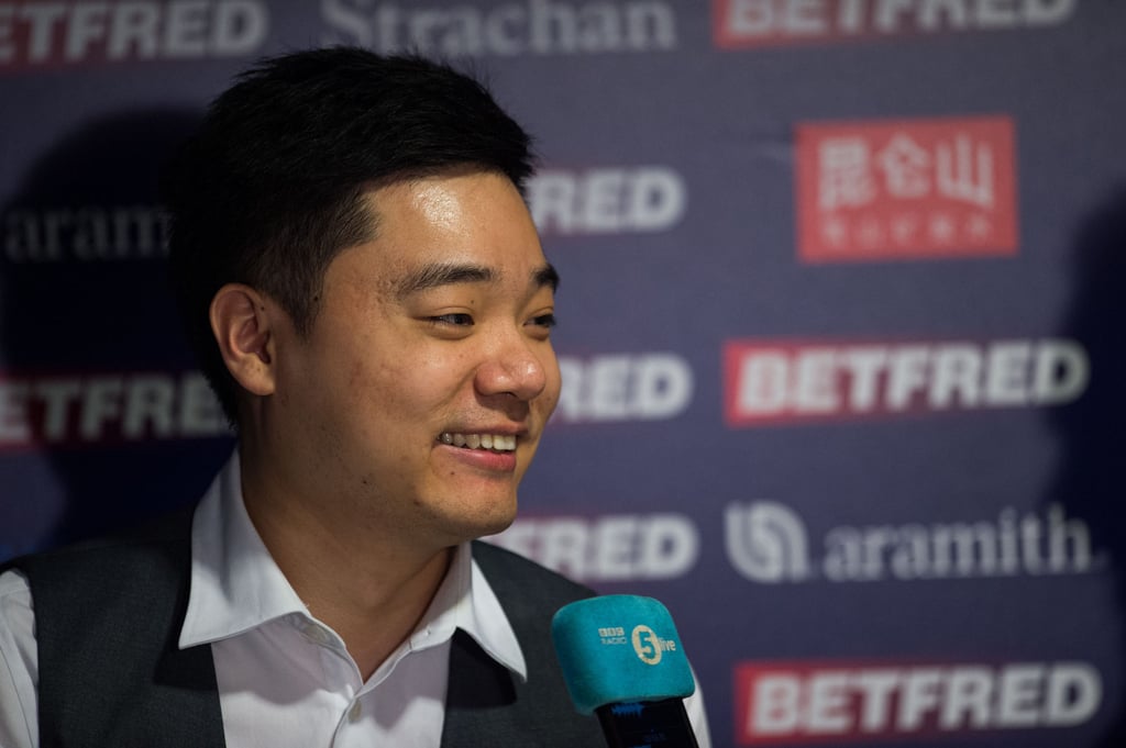 Ding Junhui has been described as the godfather of Chinese snooker. Photo: Xinhua