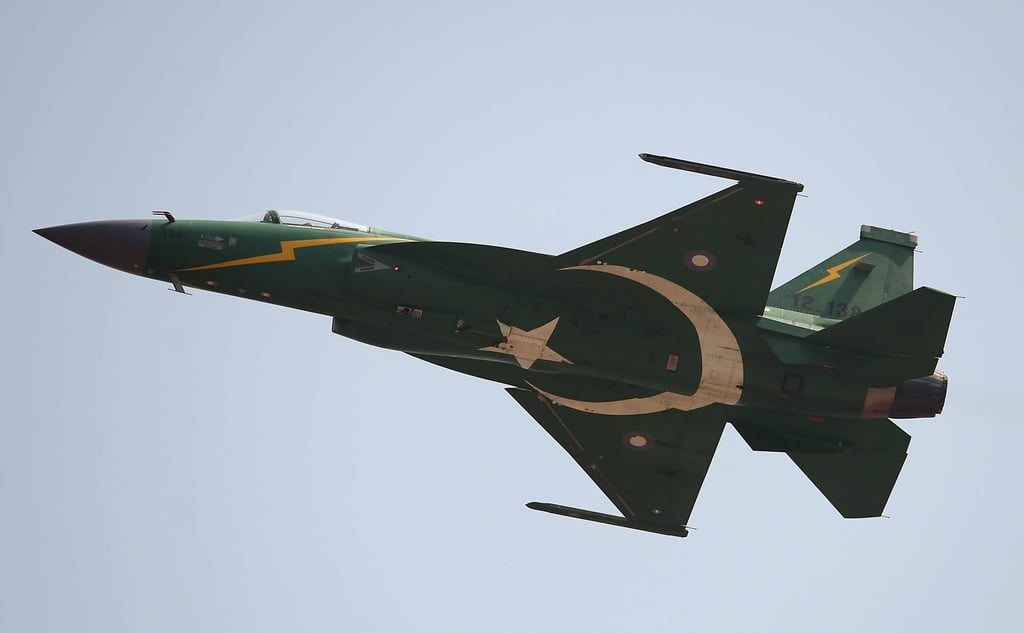 A Pakistani JF-17 aircraft flies over Islamabad. Photo: AFP A Pakistani JF-17 aircraft flies over Islamabad. Photo: AFP