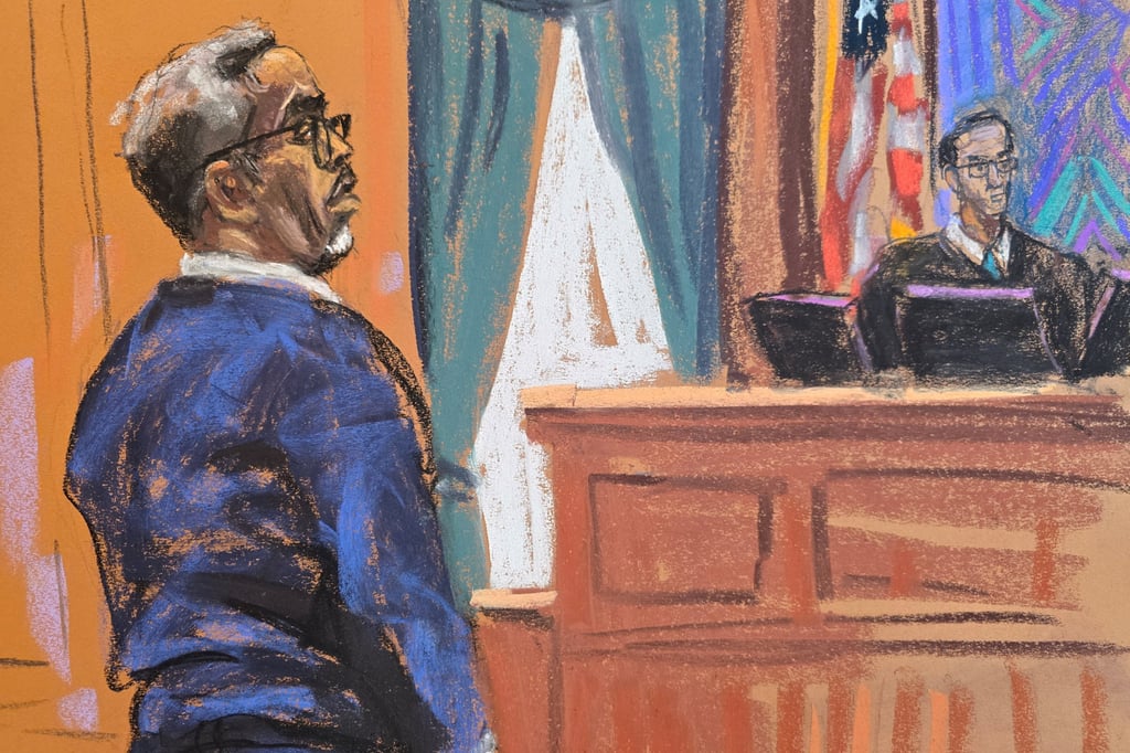 Sean ‘Diddy’ Combs in court. Image: Jane Rosenberg via Reuters Sean ‘Diddy’ Combs in court. Image: Jane Rosenberg via Reuters