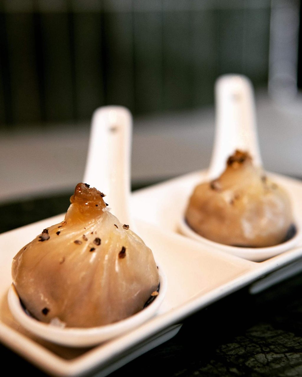 Foie gras xiaolongbao at Man Mo Dim Sum, in Sheung Wan. Photo: Instagram/manmodimsum