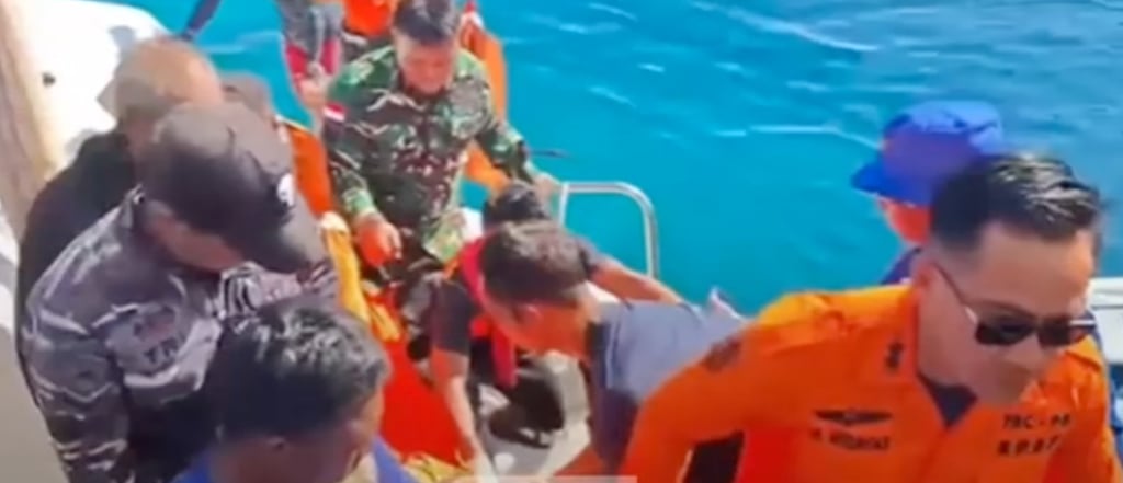 Despite the strenuous efforts of Indonesian rescuers, Zhang could not be saved. Photo: Baidu Despite the strenuous efforts of Indonesian rescuers, Zhang could not be saved. Photo: Baidu