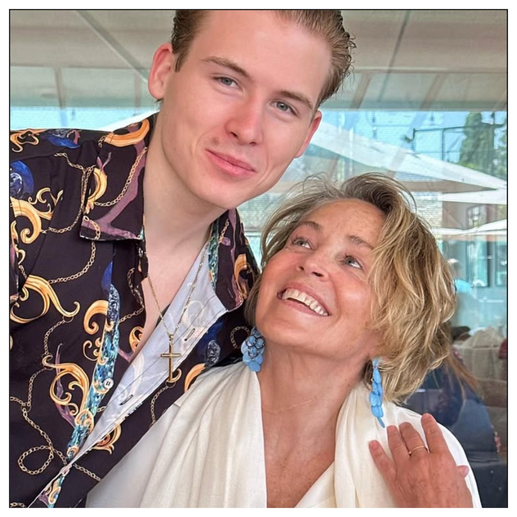 Sharon Stone adopted Roan in 2000. Photo: @sharonstone/Instagram Sharon Stone adopted Roan in 2000. Photo: @sharonstone/Instagram