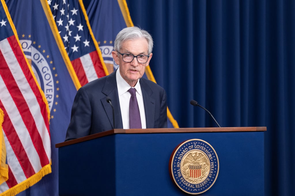 US Federal Reserve Chair Jerome Powell at a press conference in Washington DC on May 7, 2025. Photo: Xinhua US Federal Reserve Chair Jerome Powell at a press conference in Washington DC on May 7, 2025. Photo: Xinhua
