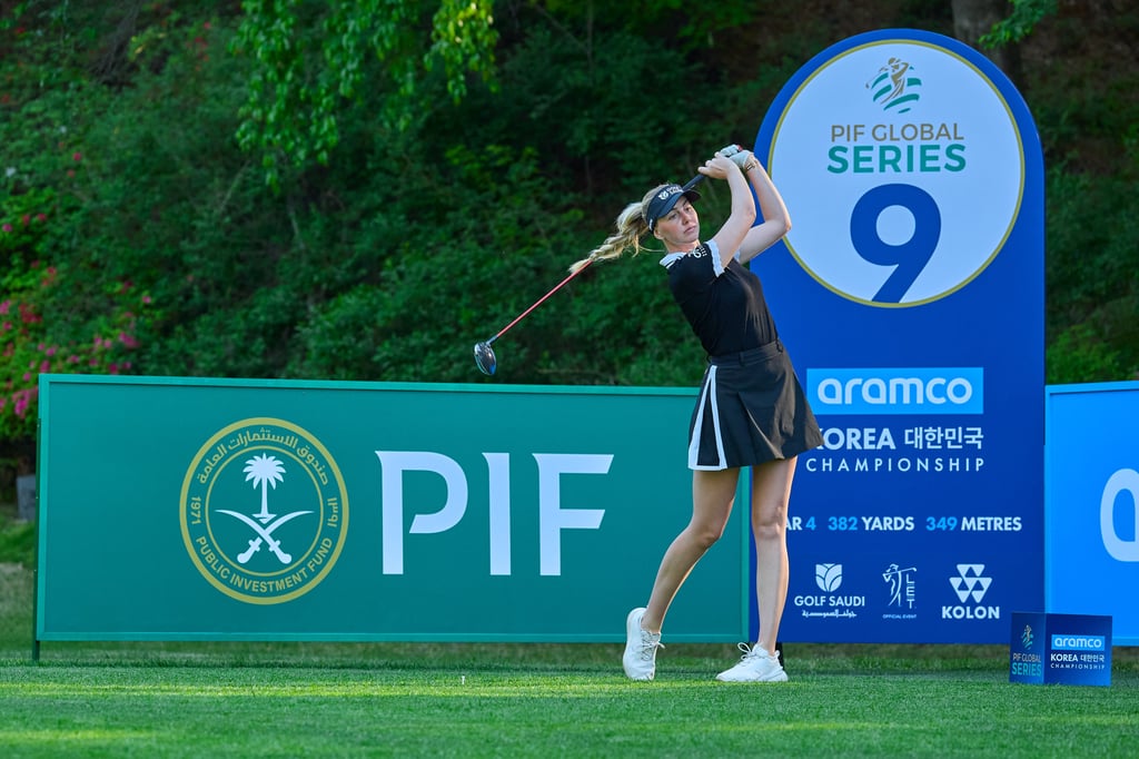 Olivia Cowan at the Aramco Korea Championship, the second of five events on the PIF Global Series in 2025. Photo: Aramco Korea Championship