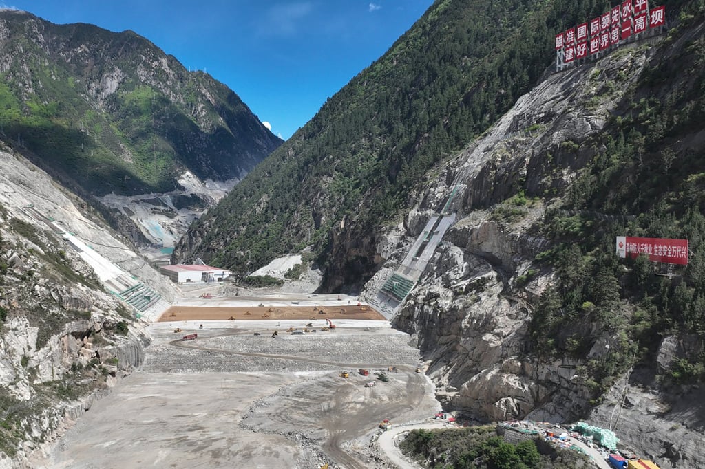 The hydropower dam will be 315 metres high once completed. Photo: Handout The hydropower dam will be 315 metres high once completed. Photo: Handout