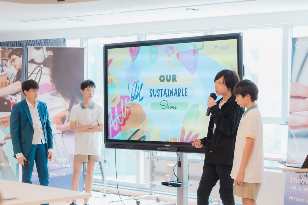 Saint Too Bloom Academy offers students many hands-on, real-world learning opportunities, such as analysing case studies, creating products and giving pitch presentations.