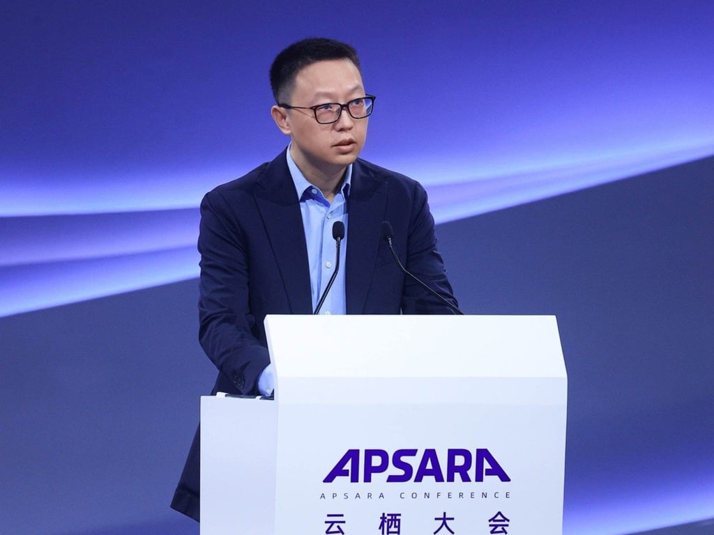 Alibaba CEO Eddie Wu Yongming. Photo: Weibo Alibaba CEO Eddie Wu Yongming. Photo: Weibo