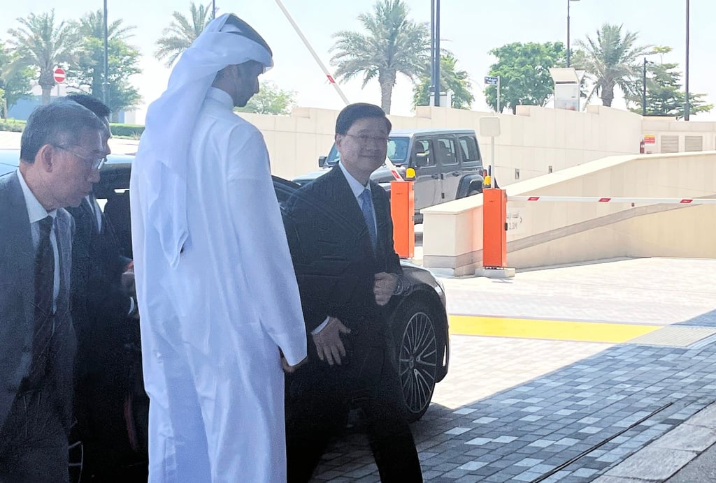 John Lee visits Lusail City in Qatar. Photo: Emily Hung John Lee visits Lusail City in Qatar. Photo: Emily Hung