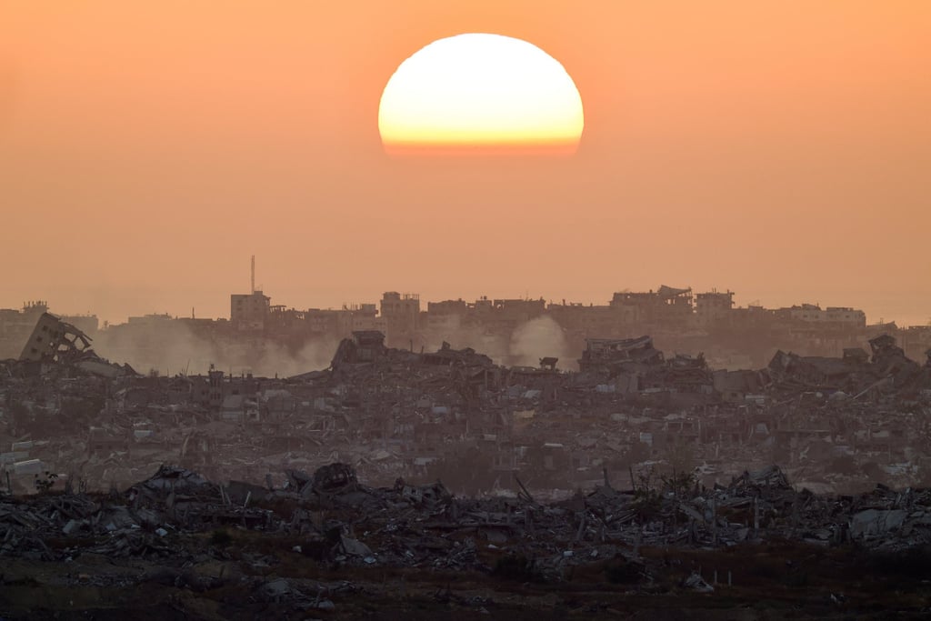 Scenes of destruction in the northern Gaza Strip. Photo: Reuters Scenes of destruction in the northern Gaza Strip. Photo: Reuters