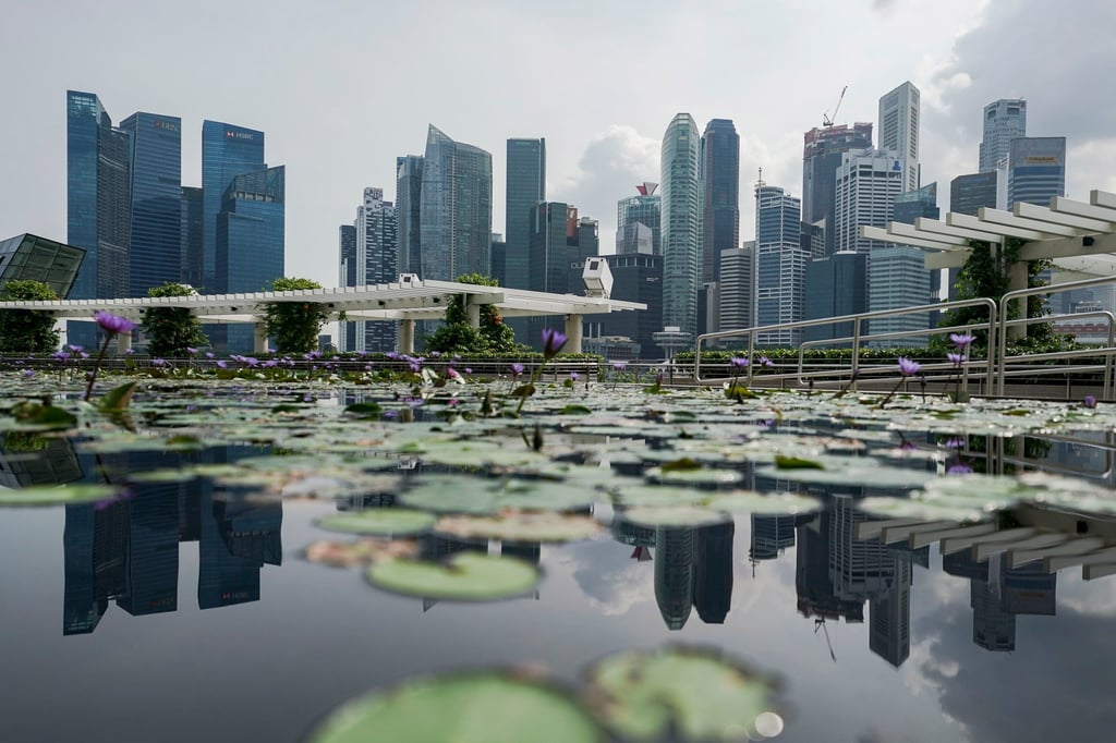Singapore’s financial district. The city state last month cut its 2025 growth forecast. Photo: EPA-EFE Singapore’s financial district. The city state last month cut its 2025 growth forecast. Photo: EPA-EFE