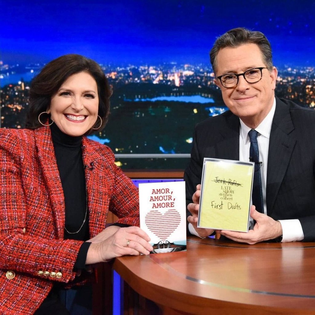 Stephen Colbert and Evie McGee Colbert have been married for more than 30 years. Photo: @stephenathome/Instagram