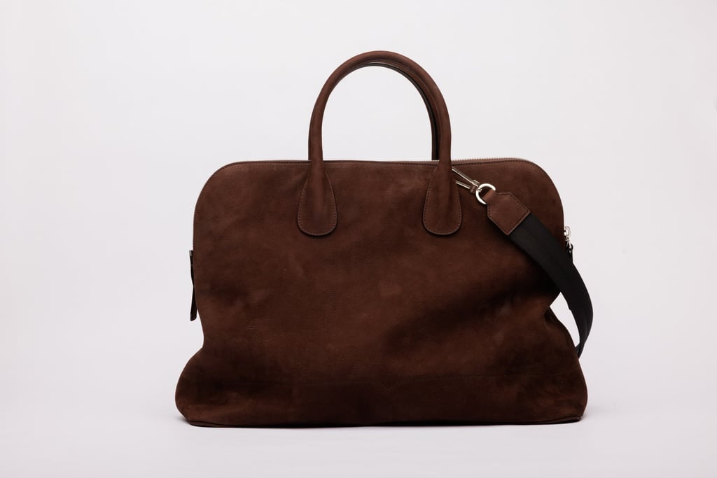 Valextra MyLogo bag in Senso suede. Photo: Handout Valextra MyLogo bag in Senso suede. Photo: Handout