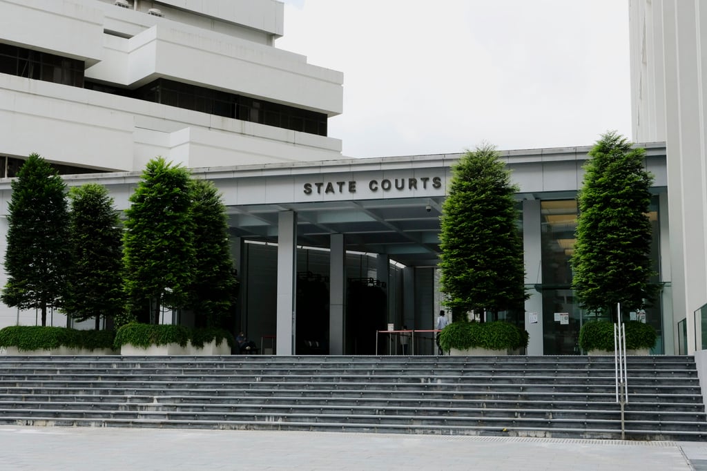 The main entrance of the State Courts in Singapore. Photo: AP The main entrance of the State Courts in Singapore. Photo: AP