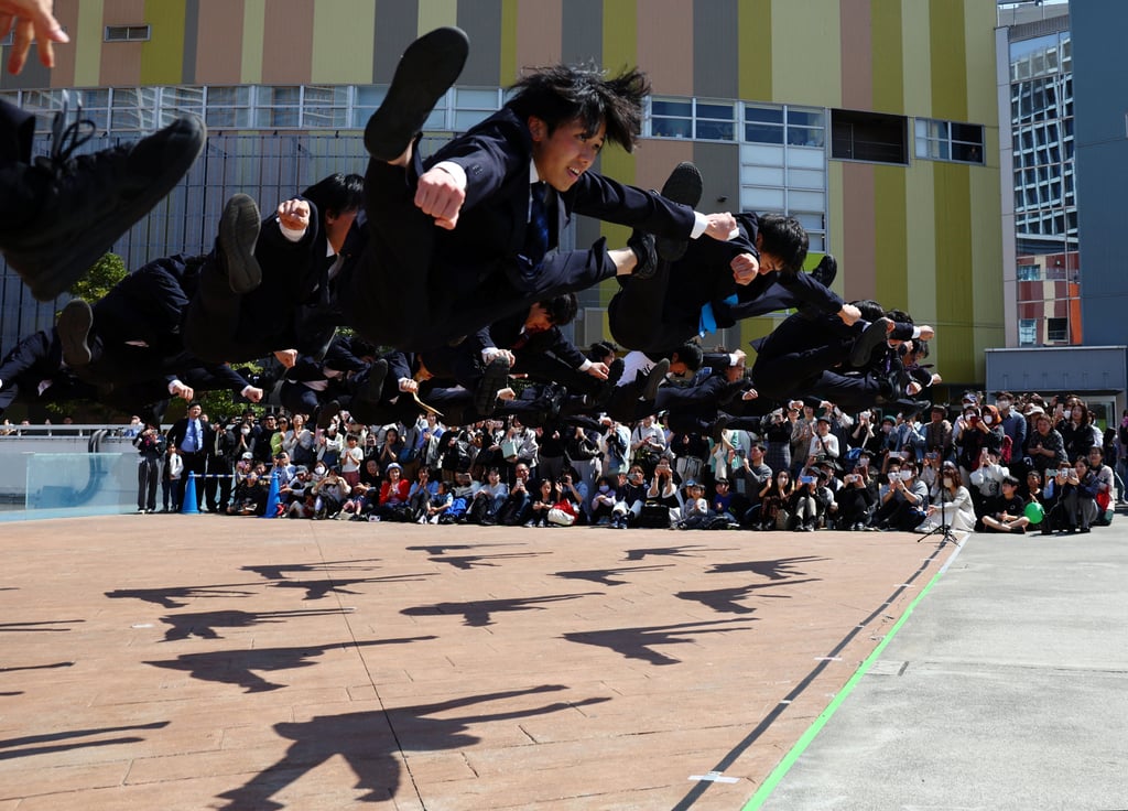 Members of Cheer Re-Man’s perform in Tokyo earlier this year. Photo: Reuters Members of Cheer Re-Man’s perform in Tokyo earlier this year. Photo: Reuters