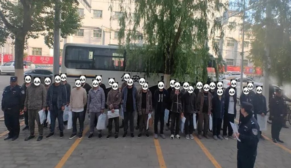 The people involved in the brawl received administrative penalties on Friday. Photo: Handout The people involved in the brawl received administrative penalties on Friday. Photo: Handout