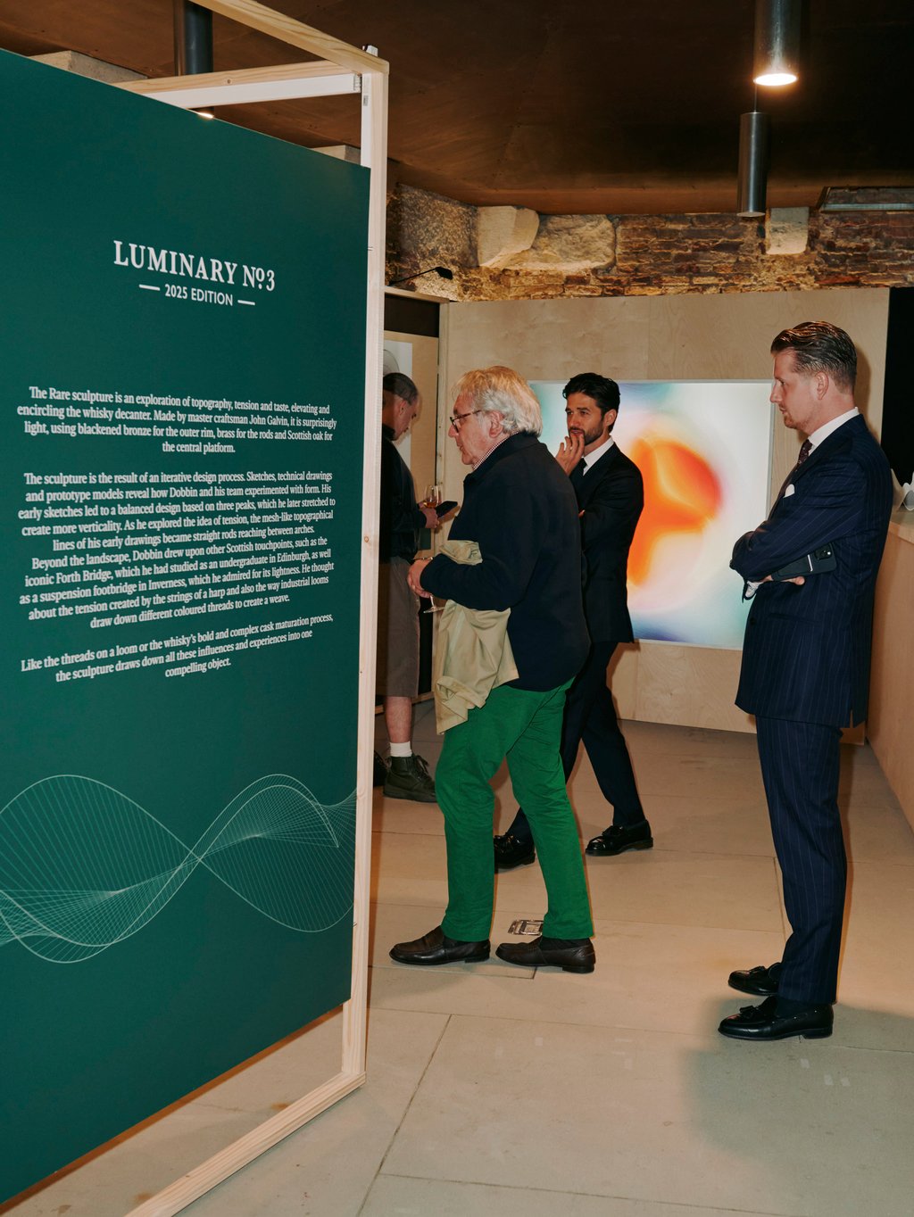 The Dalmore unveiled the third edition of its Luminary Series in partnership with V&A Dundee. Photo: Handout The Dalmore unveiled the third edition of its Luminary Series in partnership with V&A Dundee. Photo: Handout