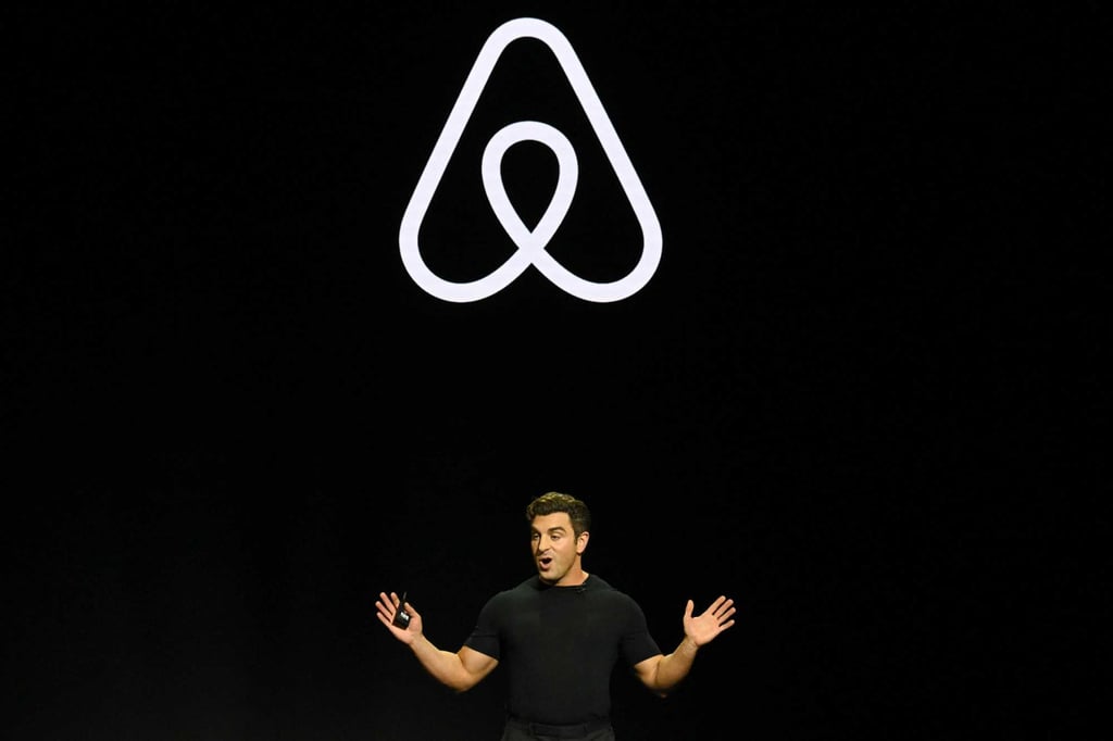 Airbnb co-founder and CEO Brian Chesky described the addition of services to the platform as “giving you the best of both worlds – amazing homes with services that make them even more special”. Photo: AFP Airbnb co-founder and CEO Brian Chesky described the addition of services to the platform as “giving you the best of both worlds – amazing homes with services that make them even more special”. Photo: AFP