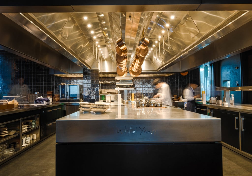 The kitchen at “Tai-French” restaurant Wild Yeast. Photo: Penn Wang