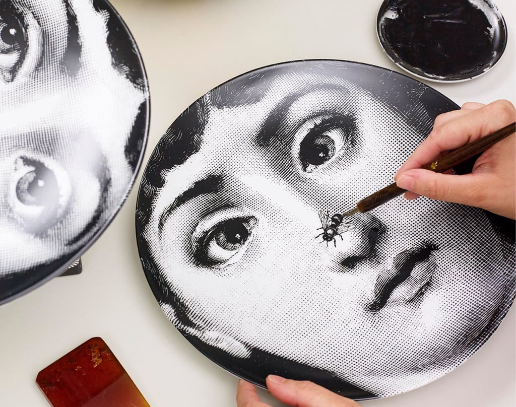 A Fornasetti wall plate featuring a likeness of Lina Cavalieri. Photo: Handout A Fornasetti wall plate featuring a likeness of Lina Cavalieri. Photo: Handout