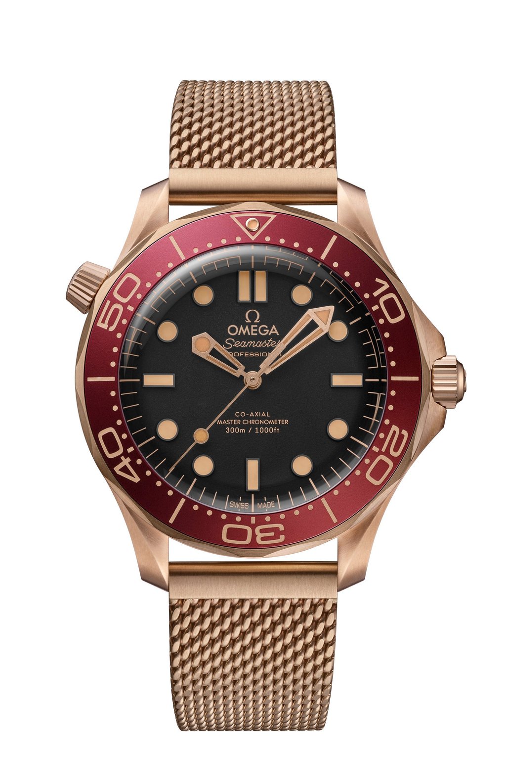 Omega Seamaster Diver 300M in bronze gold. Photo: Handout