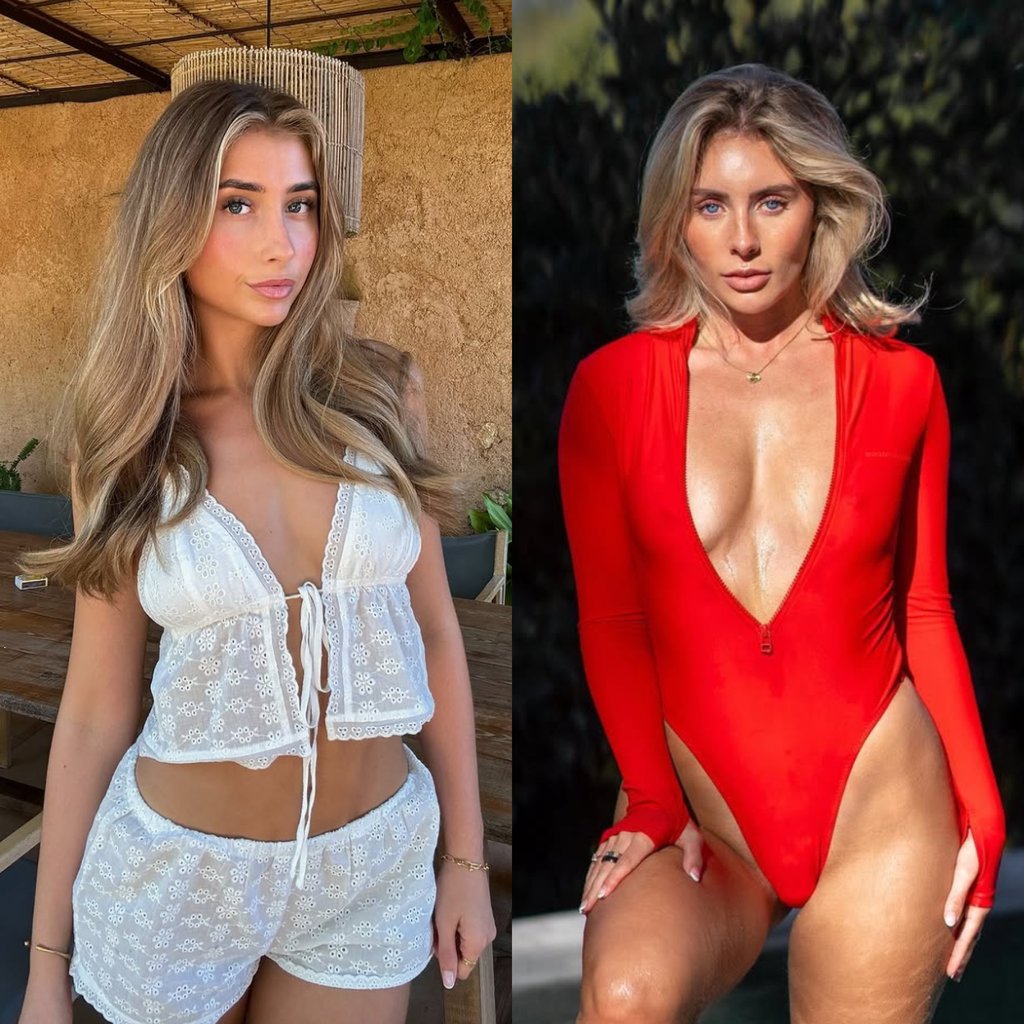 OnlyFans creators Lily Phillips (left) and Bonnie Blue have faced backlash for the nature of their adult content. Photo: @lilyphillip_s, @bonnie_blue_xox/Instagram