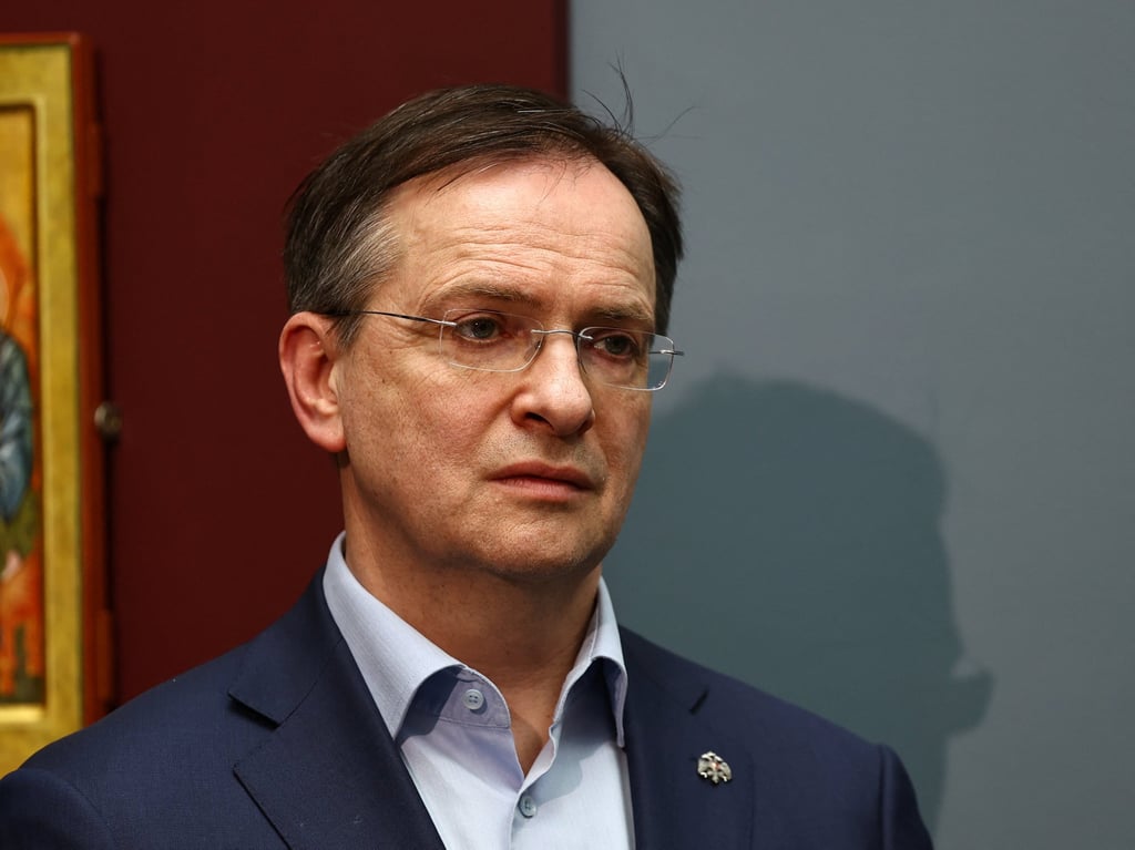 Russian presidential adviser Vladimir Medinsky. Photo: Reuters Russian presidential adviser Vladimir Medinsky. Photo: Reuters