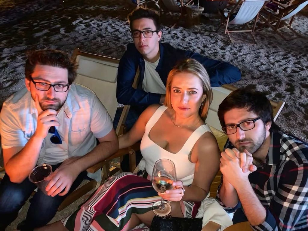 Ray Romano’s daughter Alexandra with her brothers Matthew, Gregory and Joseph. Photo: @allyromano/Instagram